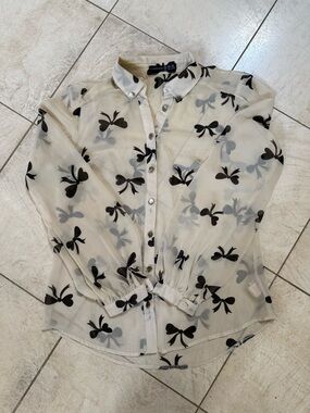 🤍 Atmosphere White Button-Down Top (UK 10) 🤍